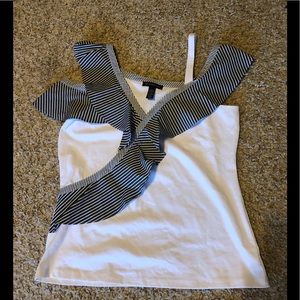 Inc Ruffled Cold Shoulder Blouse